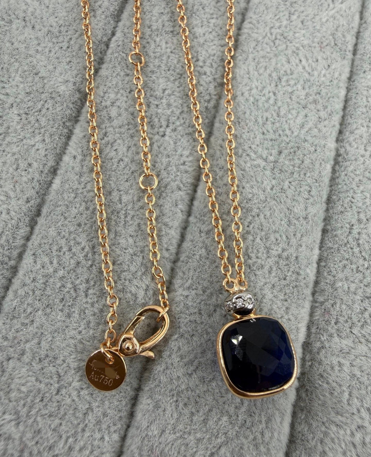 Pomellato Style Perfume Bottle 18K Gold-Plated Necklace