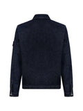 Stone Island logo-patch denim jacket