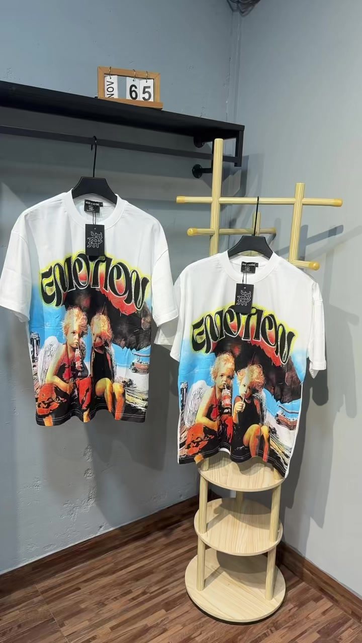 Mixed Emotion Photo Graphic Short-Sleeve T-Shirt
