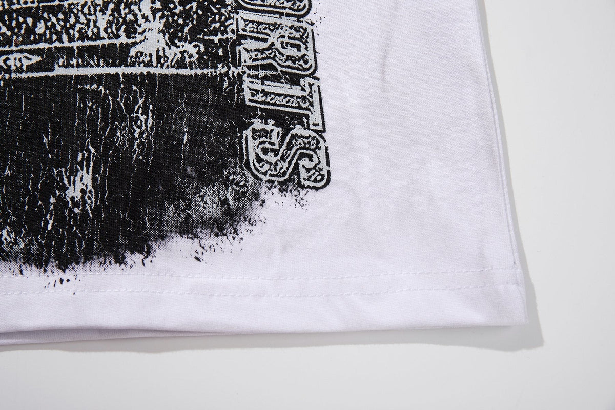 MAJESTIK Eagle Football Graphic Short-Sleeve T-Shirt - White
