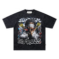 BKYS Revival Rhinestone Portrait Graphic T-Shirt